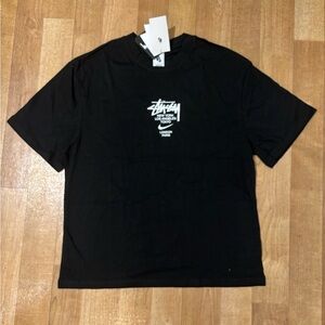 Stussy X Nike T-Shirt Brand New - Black